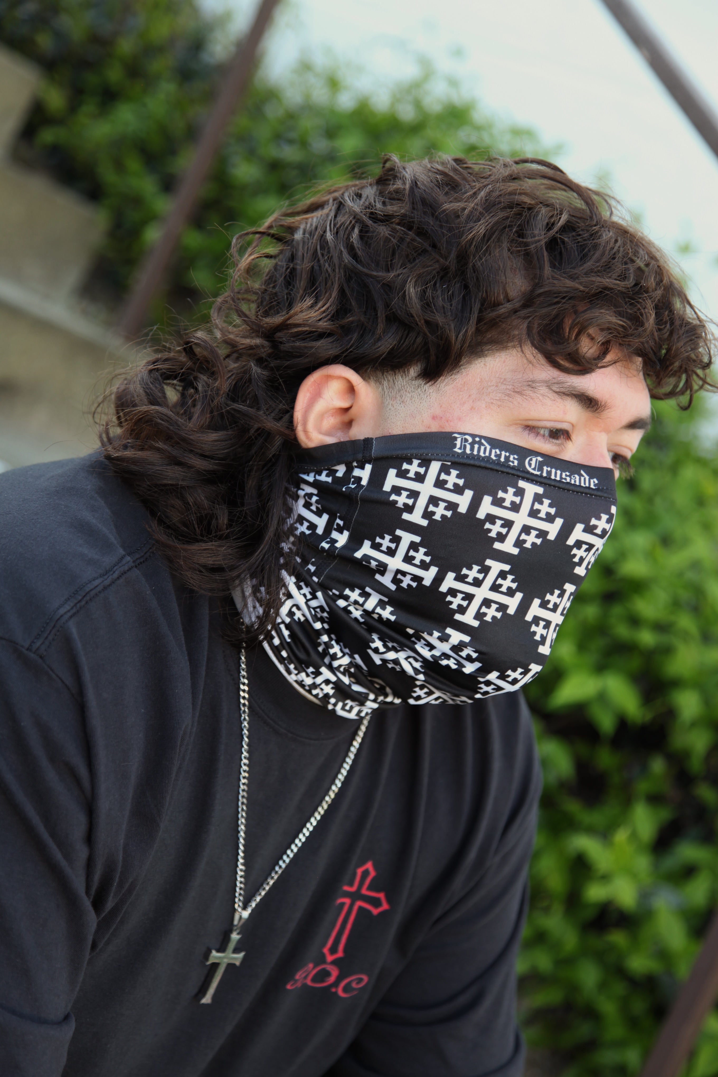 Riders Crusade Jerusalem Cross Mask