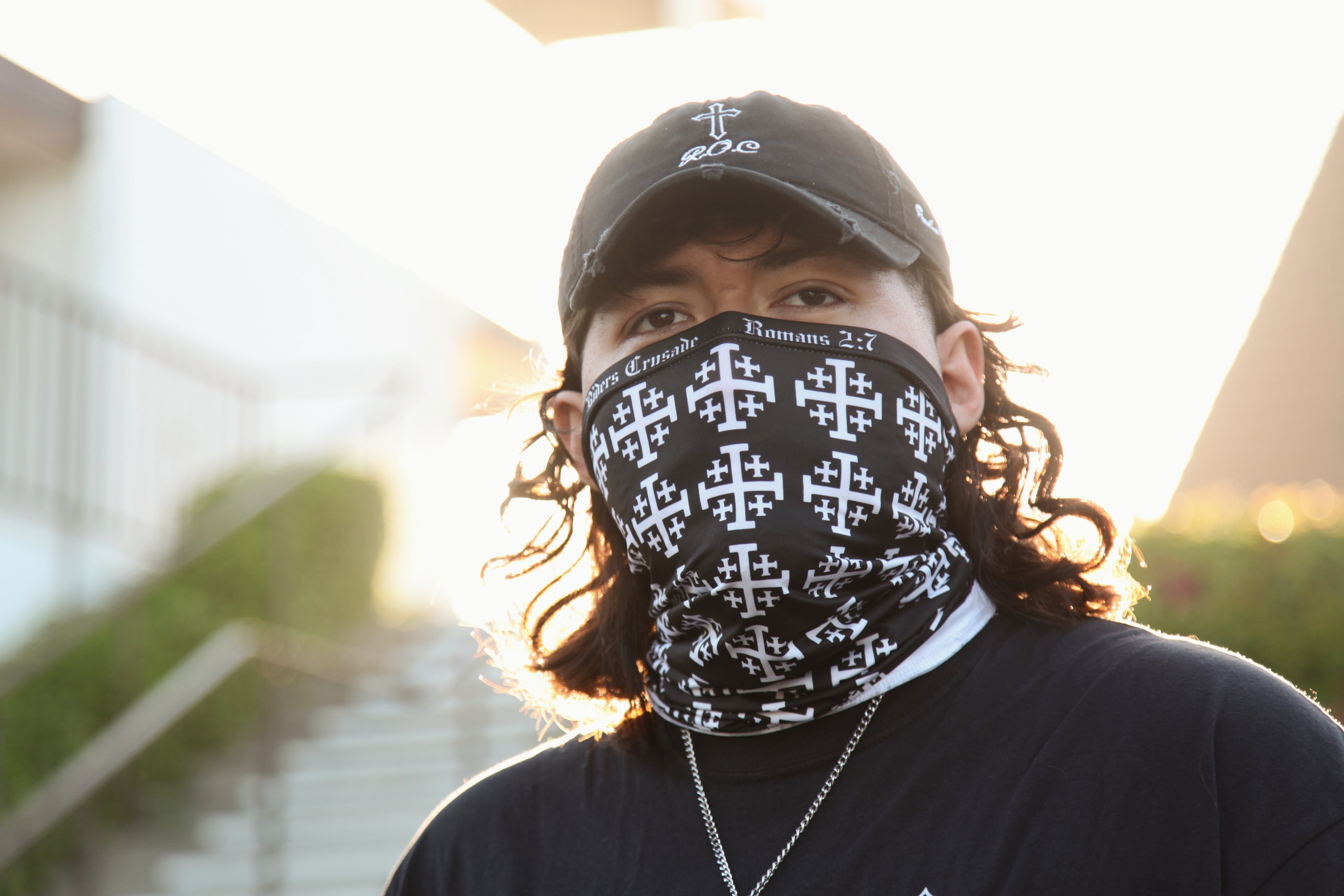 Riders Crusade Jerusalem Cross Mask